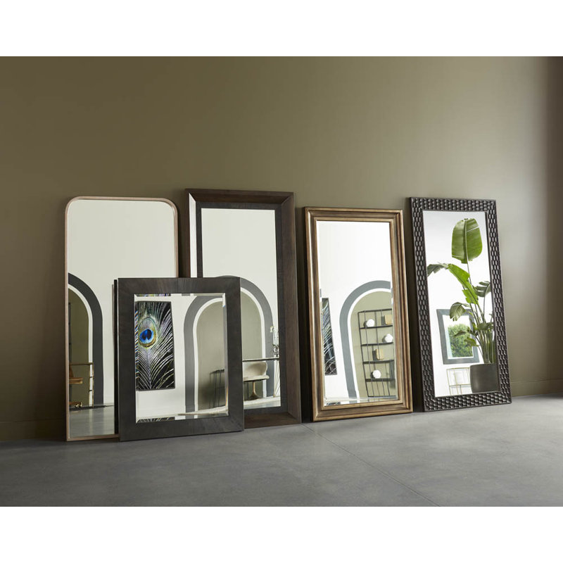 Calabasas Flat Metal Mirror, Brass, 76" x 36"