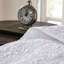 Courtepointe réversible double / double en blanc - idéale pour l'été et l'hiver 3 avec motif de bourre Rembourrage confortable en coton prélavé comprenant 2 taies décoratives-120944966-120944962