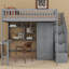 Lit mezzanine double avec tiroirs Jamesy Kids-852834490