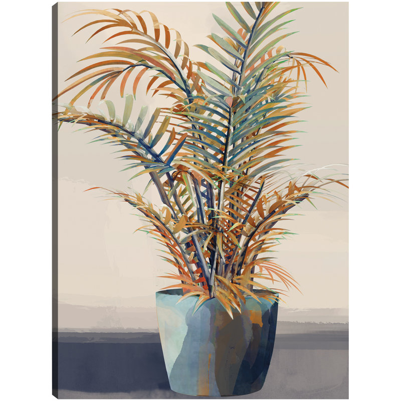 Potted Greens II 14" x 11" Canvas Art Print
