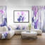 « color fumée purple », reproduction d’impression sur toile tendue encadrée-26666779