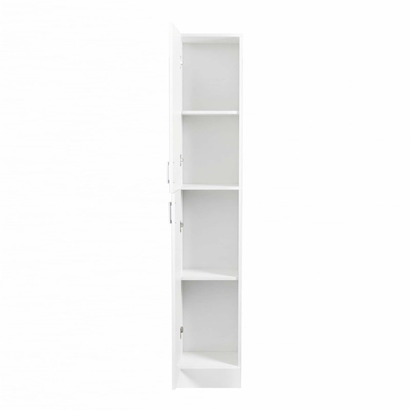 Armoire autoportante avec tablettes réglables