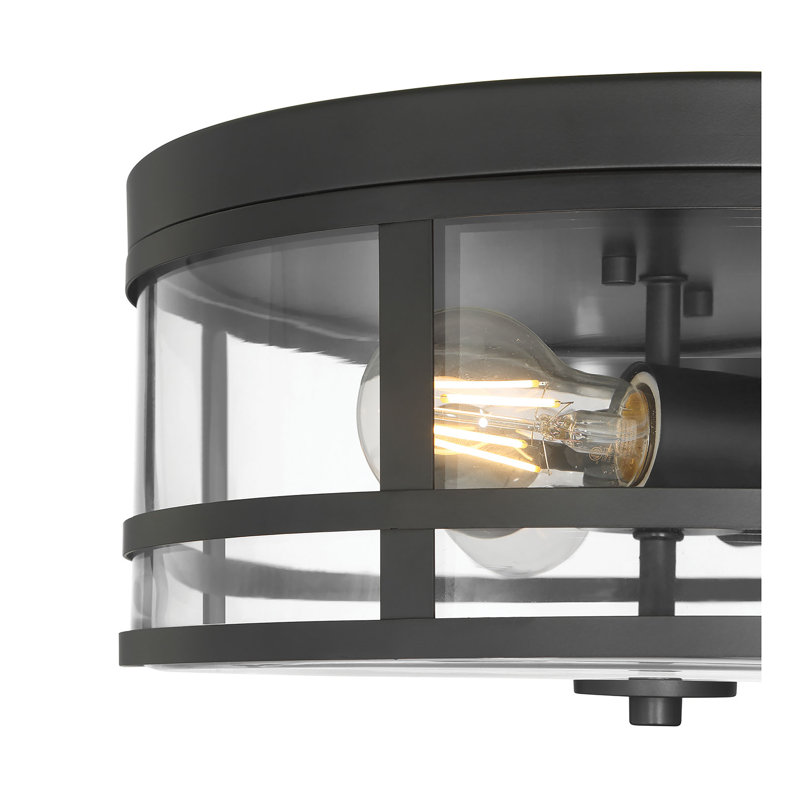 Plafonnier encastré 3 lumières Lunden, Noir mat