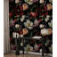 Papier peint floral foncé