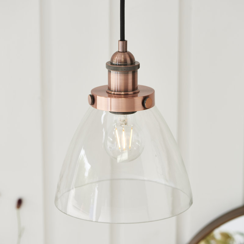 Hansen 1 - Light Dome Pendant, Copper