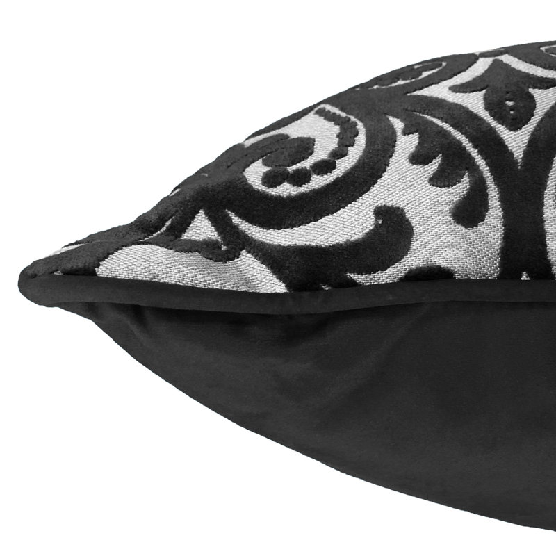 Rectangular Pillow Cover & Insert, Black