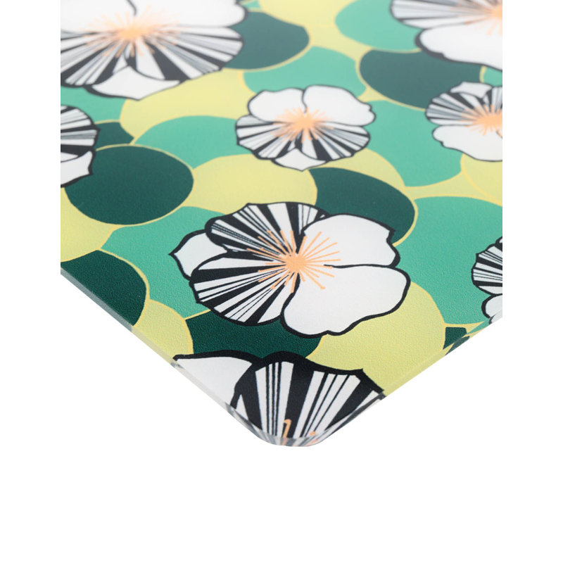 Ninfea Floral Plastic Table Mats Set of 4