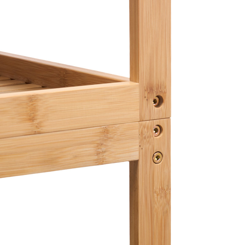 Étagère de rangement pour salle de bain à 3 niveaux au-dessus de la toilette.