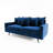 70" Velvet Square Arm Sofa-1384209592-1398485828