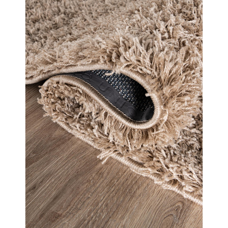 Tapis taupe Santoya, Demi-cercle 2 pi 2 po x 3 pi 7 po, Taupe