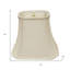 Abat-jour cloche en soie blanche Monay Shantung