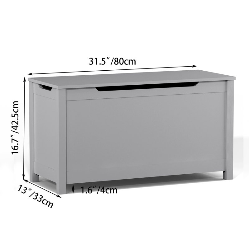Harriet Bee Decorative Bin, Gray