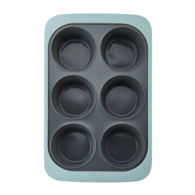 Chicago Metallic Silicone 6-Cup Muffin Pan