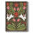 Folk Flower and Rabbit I Framed Print - Solid Wood-1104061227