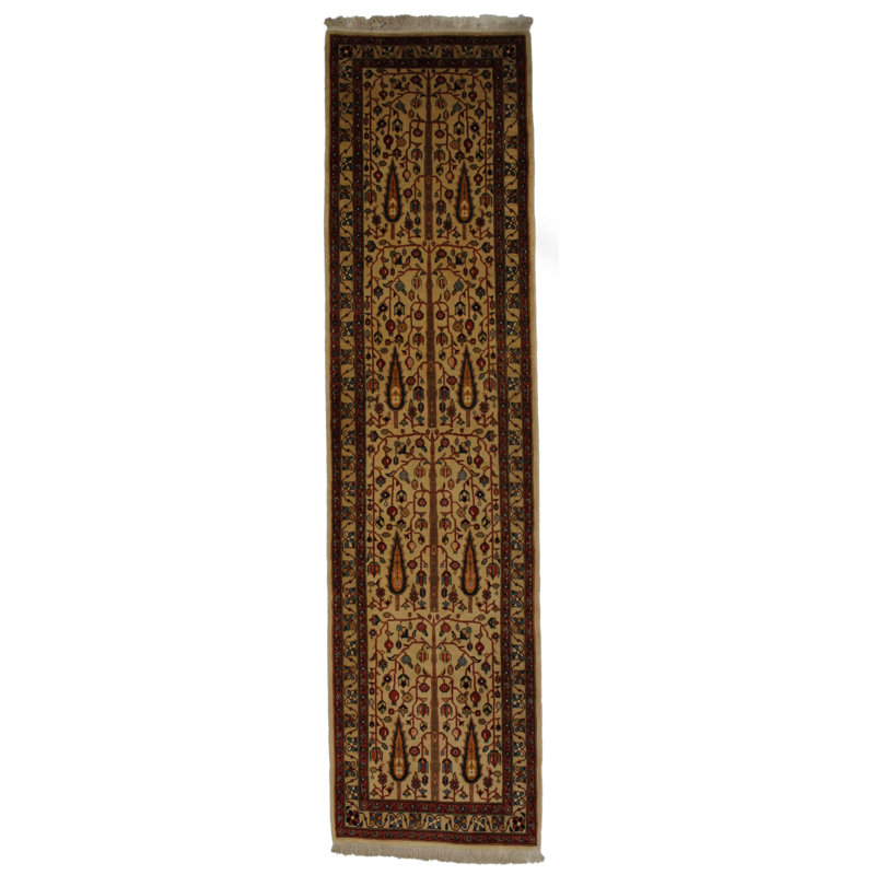Hand Woven Cotton and Wool Oriental Area Rug