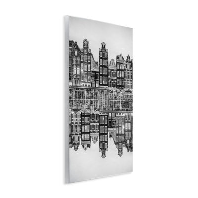 Symmetrical Building Reflections Wall Plaque, design by Robin Vandenabeele