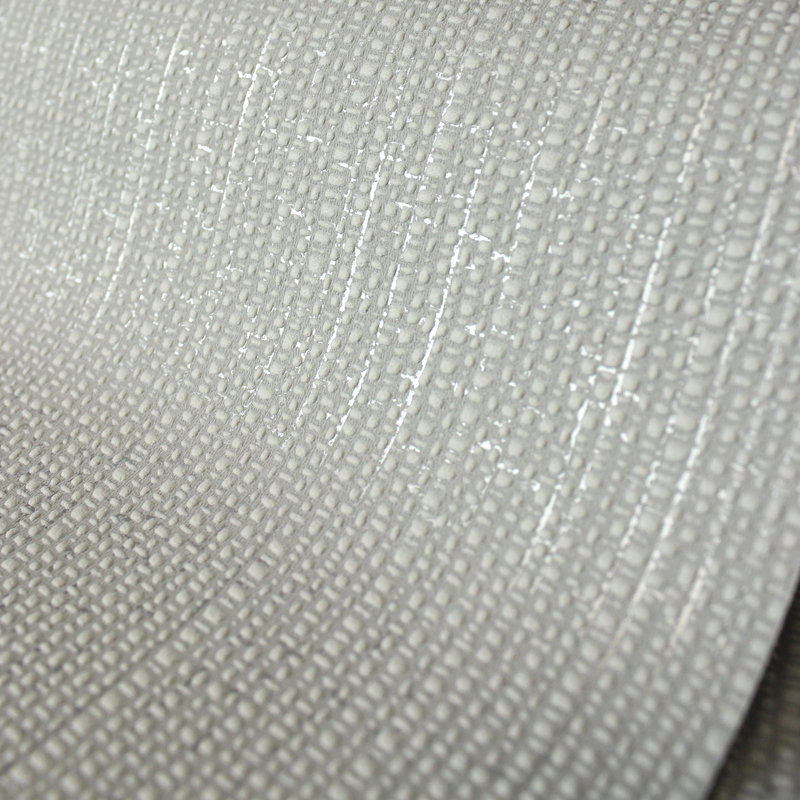 Rennels 10.5m x 53cm Textured Non-Pasted Wallpaper Roll, Grey