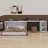 Queen Size Murphy Bed With Rotable Desk-823547484