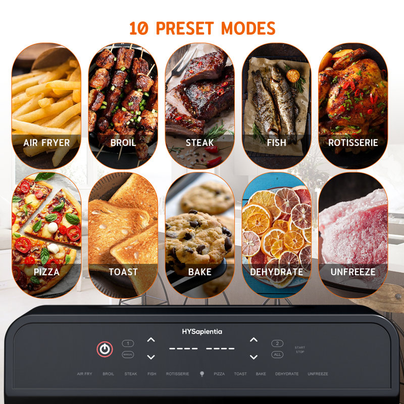 HYSapientia 22L Dual Zone Air Fryer Oven