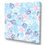 «Red Sea Stars With Blue Seashells», reproduction d'art sur toile à motifs-66809929-66809936