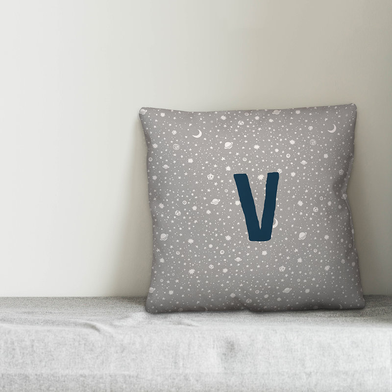 Housse de coussin carré et insert, V