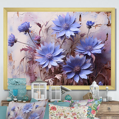 Mauve cornflowers mauve