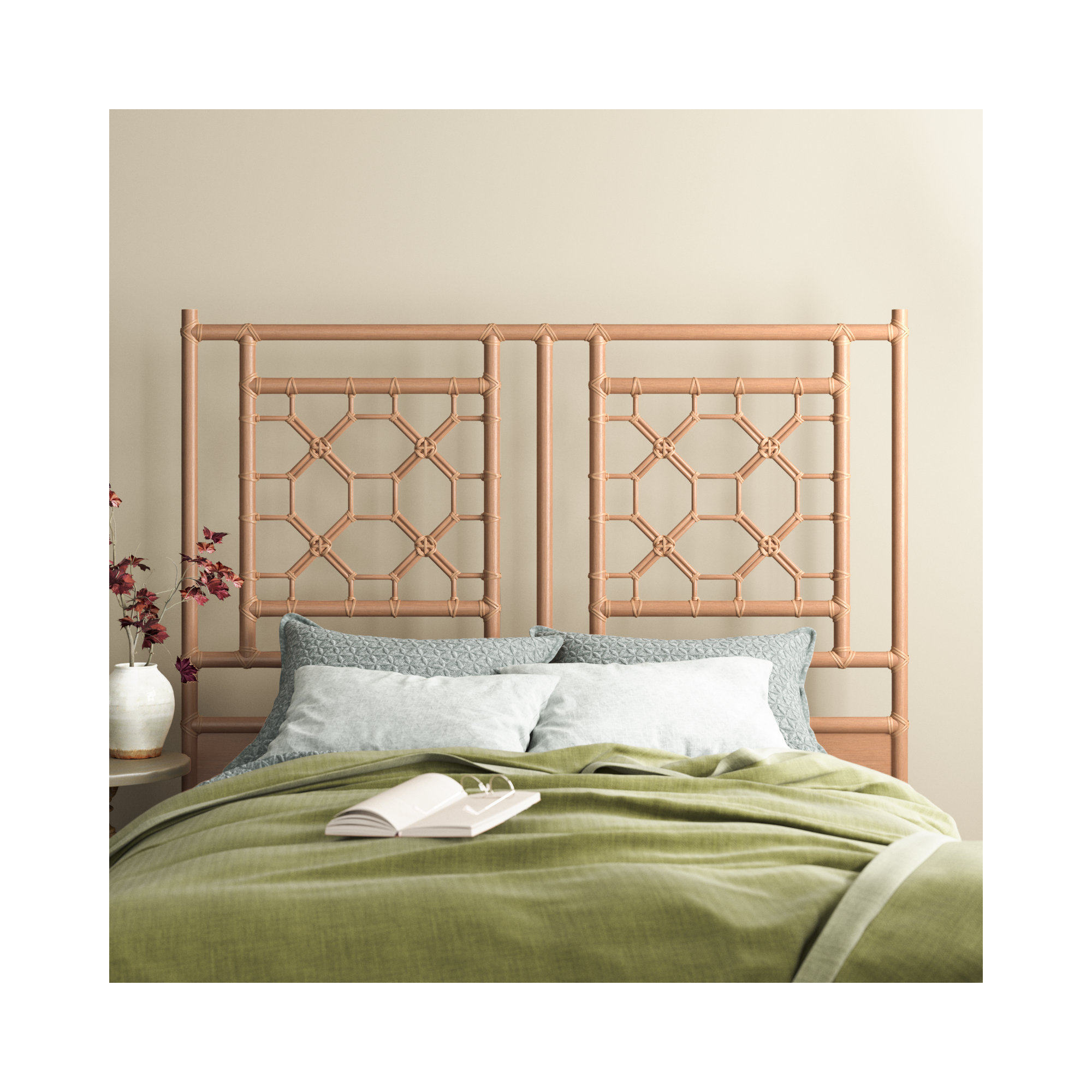Arche Headboard, Natural, Queen