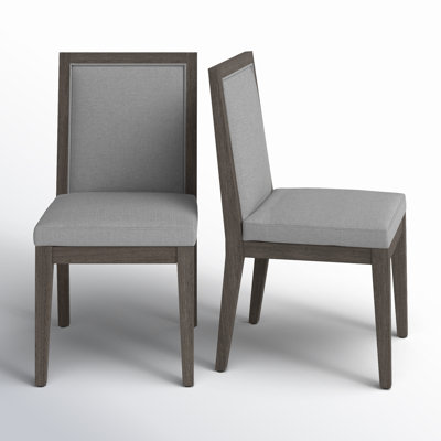 Meria Upholstered Side Chair in French Roast