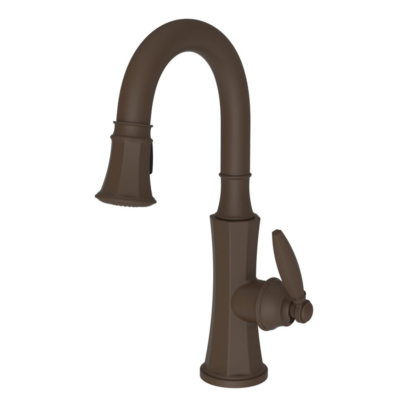 Metropole Single Handle Pull Down Bar Faucet, Oil Rubbed Bronze