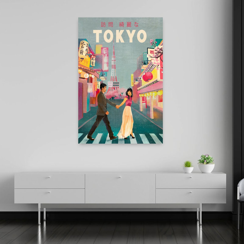 Art contemporain contemporain romantique coloré, H 60 po x l 40 po