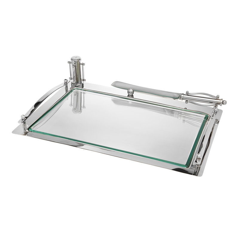 Ricci Argentieri Glass Jewish Bread Board