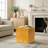 Square Upholstered Ottoman With Solid Wood Frame-89525768