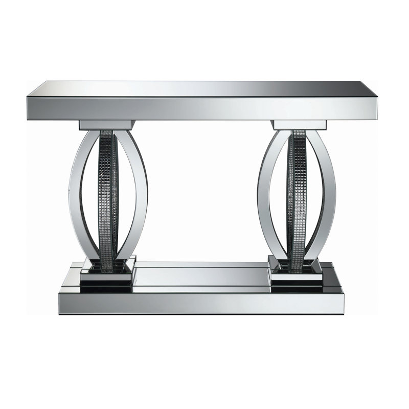 Acantha 47.25'' Glass Top Console Table