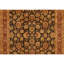 Tapis rectangulaire en laine noué à la main
