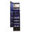 Full Length Mirror with Lockable Storage Cabinet, Interior Lighted Design and Storage Drawers