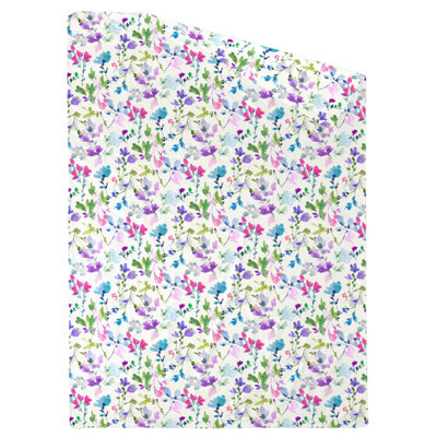 Polyester Percale Floral Duvet Cover