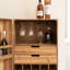 48.26cm Solid Wood Bar Cabinet