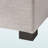 Devlin Upholstered Grid-Tufting Storage Ottoman Bench, Grayish Beige, 15.12" H X 45.81" W X 16.5" D