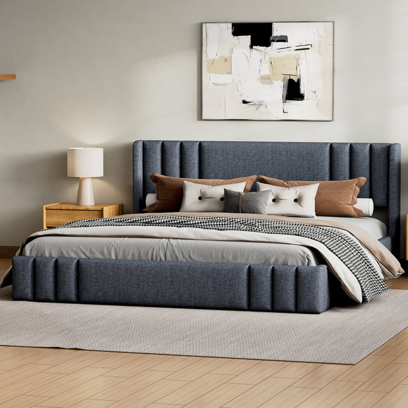 Base de lit tapissier grand format