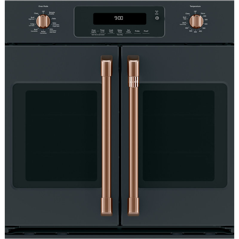 French Door Wall Oven Handle Kit, Brushed Copper