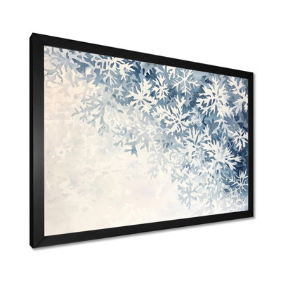 Snowflakes Dancing In Winter II - Winter Landscape Wall Art Print