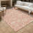 Machine Washable Indoor/Outdoor Chantille ACN2572 Floral Rug-554132795-554132776