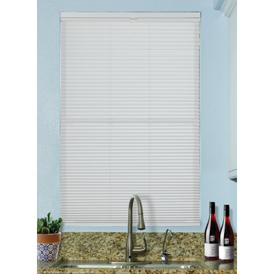 Cordless Top Down/Bottom Up Light Filtering Cellular Honeycomb Shade, 9/16" Single Cell