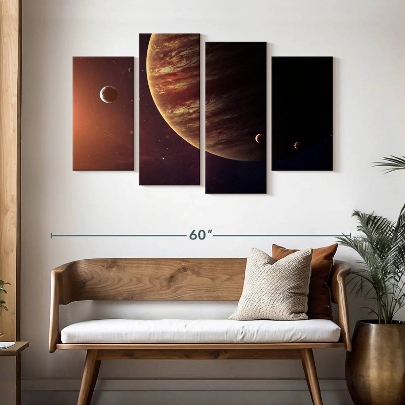 Oberle Jupiter From Space, 32" H x 52" W