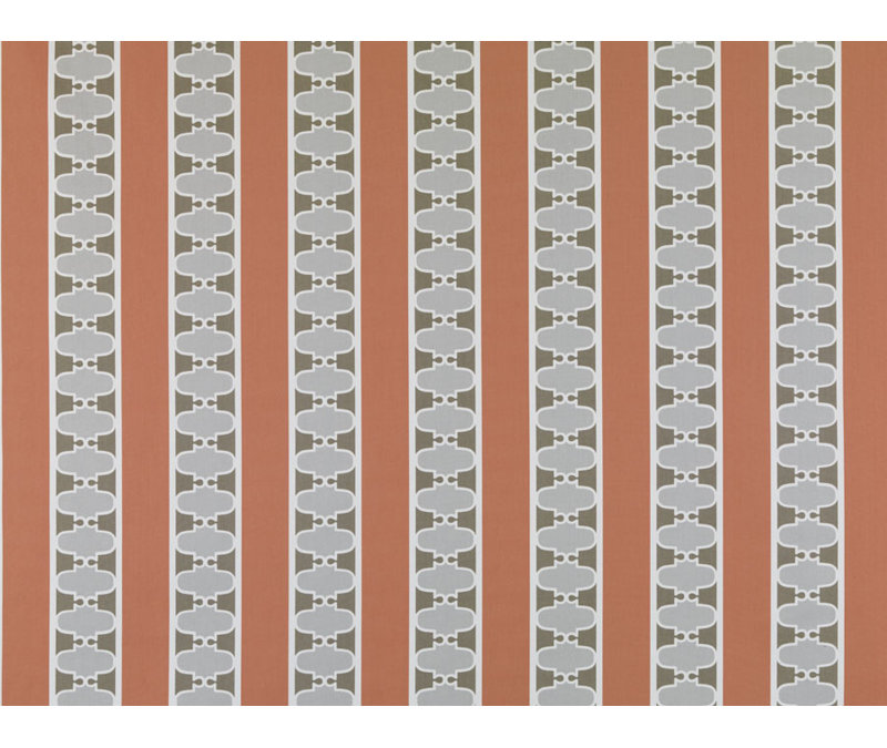 Tissu Ellie Doodle Tobi Fairley, Corail