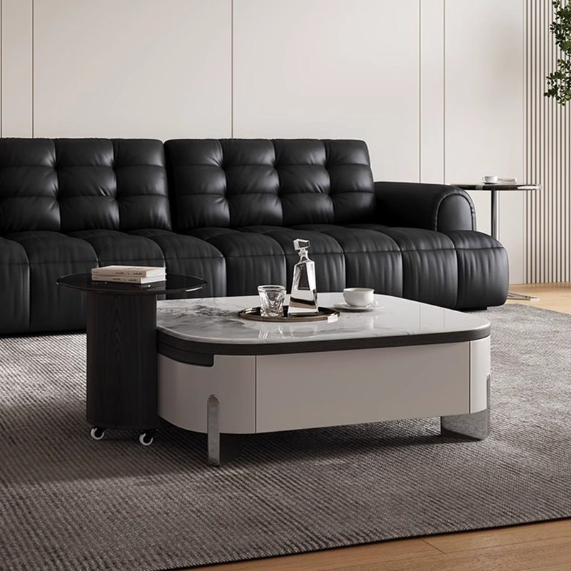Table basse extensible en marbre