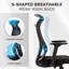 Chaise de bureau Naruram