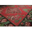 Tapis vintage en laine tissé à la main 7 x 9 pi 7 po Crimson Kilim