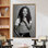 Bob Marley, impression sur toile, affiche de chanteur de reggae, or 1P