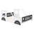 Classic Car-Shaped Platform Bed With Wheels